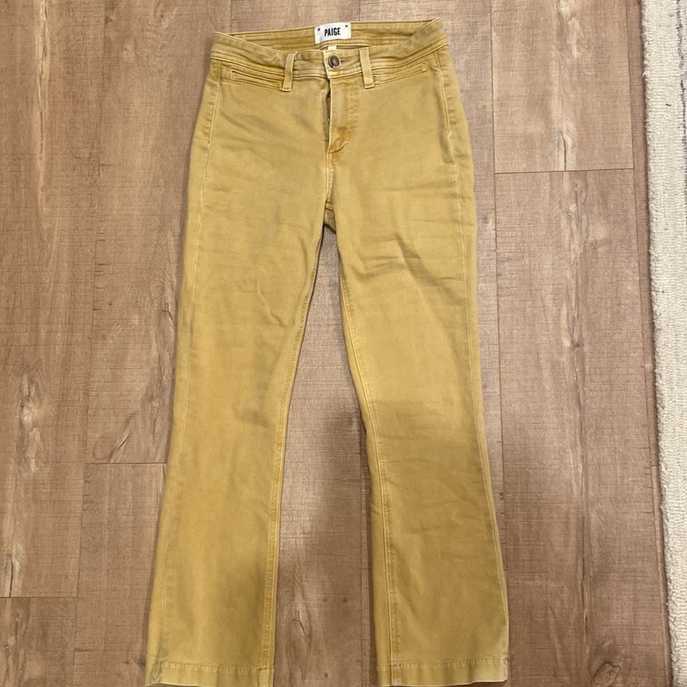 PAIGE Women's Yellow Jeans